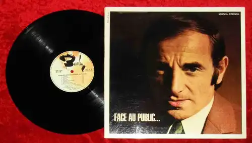 LP Charles Aznavour: Face Au Public... (Barclay 80 361) F