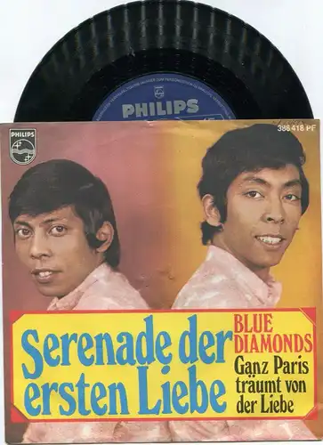 Single Blue Diamonds: Serenade der ersten Liebe (Philips 388 418 PF) D 1969