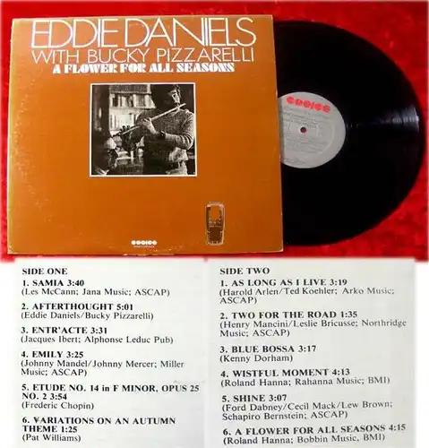 LP Eddie Daniels with Bucky Pizzarelli: A Flower for...