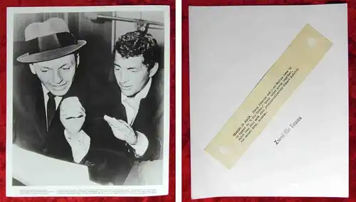 3 Pressefotos Frank Sinatra Dean Martin Sammy Davis jr. 1960´s