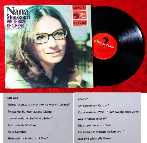 LP Nana Mouskouri: White Rose of Athens (Music for Leisure Special SP 180) NZ