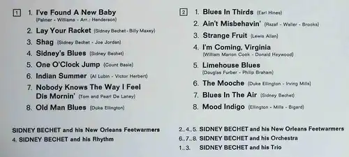 LP Sidney Bechet: Blue Sidney Bechet (RCA Victor 25094) D