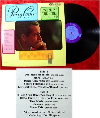 LP Perry Como: Love Makes The World Go Round (1964)