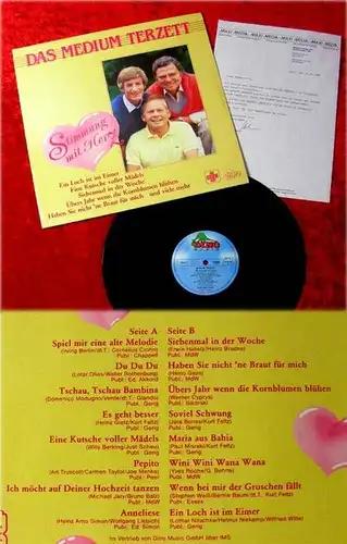 LP Medium Terzett Stimmung mit Herz 1988 mit PR Facts