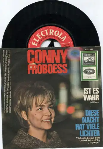 Single Conny Froboess: Diese Nacht hat viele Lichter (Electrola E 22 846) D 1964