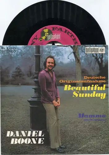 Single Daniel Boone: Beautiful Sunday (dt. Version) (Bellaphon BL 11206) D 1972