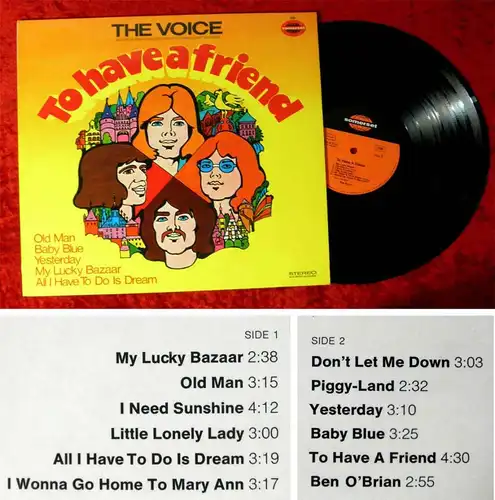 LP The Voice: To Have a friend (Somerset 755) D 1972