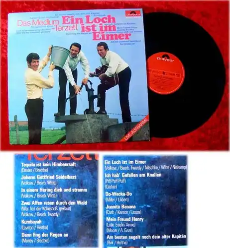 LP Medium Terzett Ein Loch ist im Eimer Live 1969