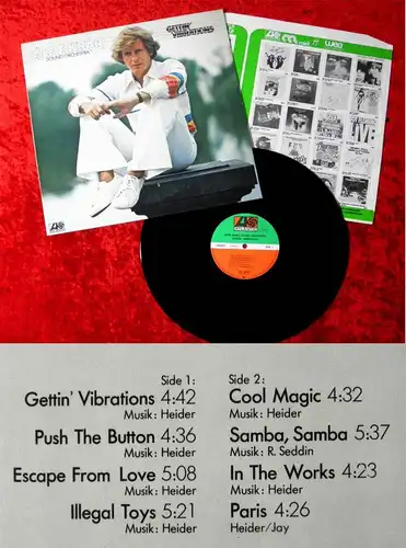 LP Alfie Khan: Gettin´ Vibrations (Atlantic 50 315) D 1976