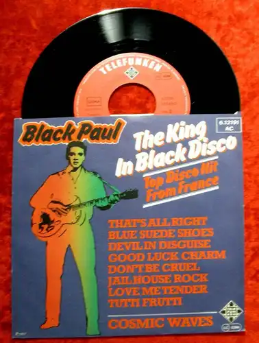 Single Black Paul: The King in Black Disco (Telefunken 612191) D 1977