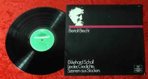 LP Ekkehard Schall: Lieder Gedichte Szenen - Bertolt Brecht (DGG 44 033) D