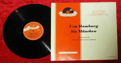 LP Von Hamburg bis München - Polydor Parade deutscher Spitzen-Tanzorchester 1960