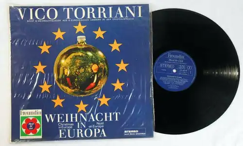 LP Vico Torriani: Weihnacht in Europa (Philips Freundin 111 552 PY) D 1966