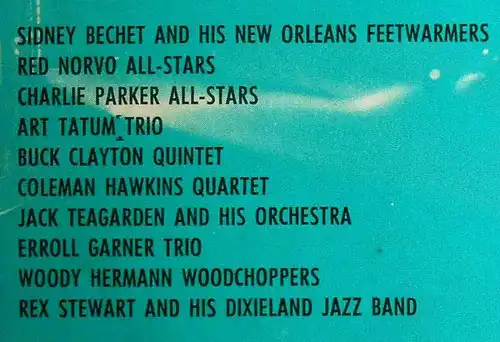 25cm LP Jazztone Jazz Sampler (J-SPEC 100) feat Art Tatum Charlie Parker....