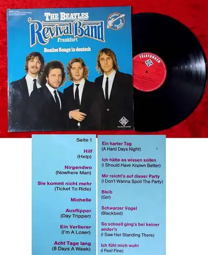 LP Beatles Revival Band: Beatles Songs in deutsch /Telefunken Clubauflage 283598