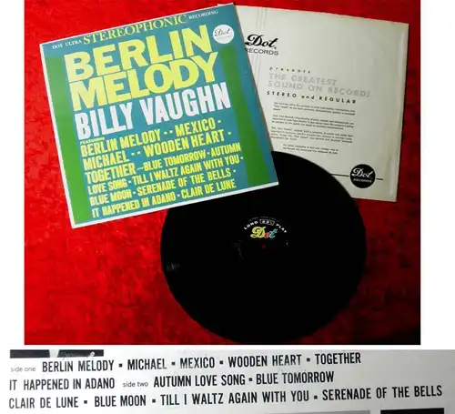LP Billy Vaughn: Berlin Melody (DOT DLP 25 396 Stereo) US 1961