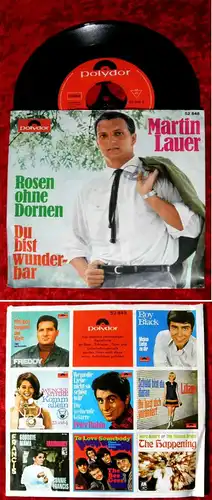 Single Martin Lauer: Rosen ohne Dornen (Polydor 52 848) D 1967