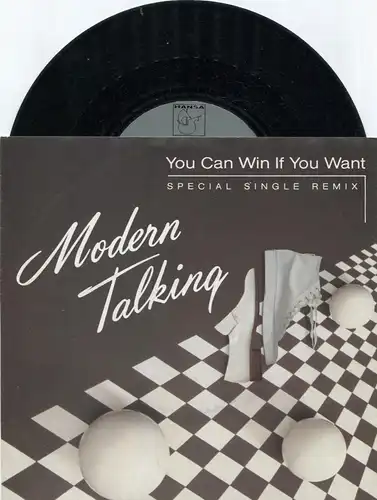 Single Modern Talking: You Can Win If You Want (Hansa 107 280-100) D 1985