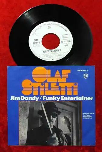 Single Olaf Stiletti: Jim Dandy / Funky Entertainer (Warner Bros. 16 472) D 1974