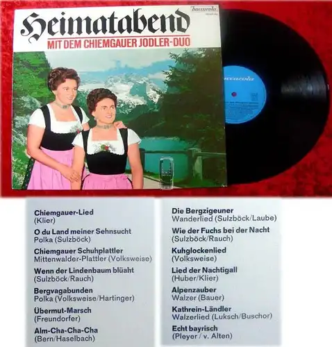 LP Chiemgauer Jodler Duo: Heimatabend