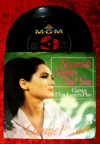 Single Connie Francis: Spanish Nights and you (MGM 61 143) D 1966