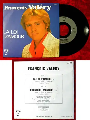 Single Francois Valéry: La Loi D´Amour (Talar 50.005) F