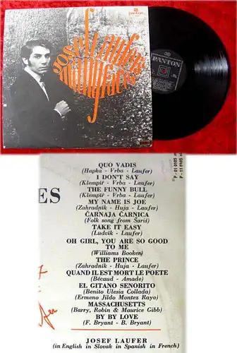 LP Josef Laufer Many Faces incl Konzertticket September 1972 DDR