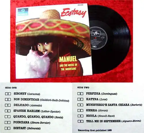 LP Manuel & Music of the Mountains: Ecstasy (Columbia SCX 3487) UK