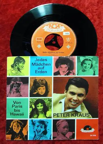 Single Peter Kraus: Jedes Mädchen auf Erden (Polydor 24 356) D
