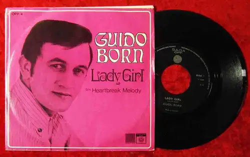 Single Guildo Born: Lady Girl (Saga OPP 4) D 1968