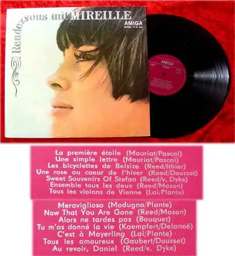 LP Mireille Mathieu Rendezvous mit Mireille 1970