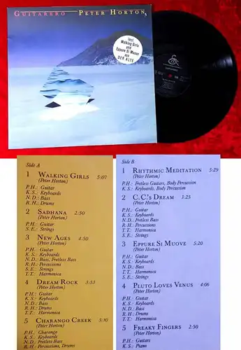 LP Peter Horton: Guitarero (CMC 013 019) D 1985 incl TV Musik "Der Alte"
