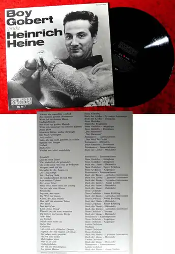 LP Boy Gobert spricht Heinrich Heine (Preiser PR 3117) A 1966