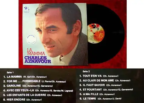LP Charles Aznavour: La Mamma (Barclay) D