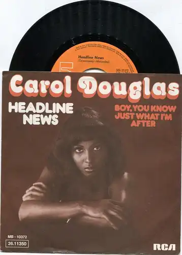 Single Carol Douglas: Headline News (RCA MB 10372) D 1975