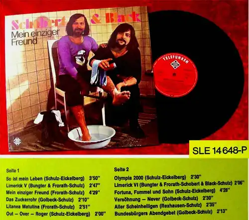 LP Schobert & Black Mein einziger Freund (Telefunken SLE 14 648-P) D 1972