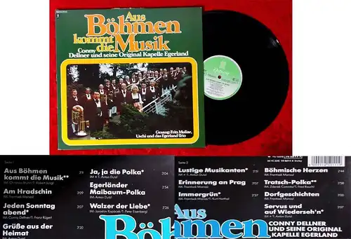 LP Conny Dellner & Kapelle Egerland: Aus Böhmen kommt die Musik (Odeon) D