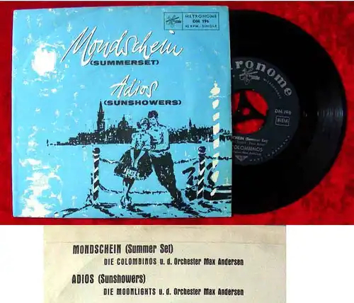 Single Colombinos: Mondschein / Adios (Metronome DM 196) DK