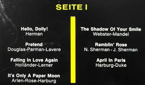 LP Sammy Davis jr.: Entertainer No. 1 (Hör Zu Reprise SHZT 557) D 1965