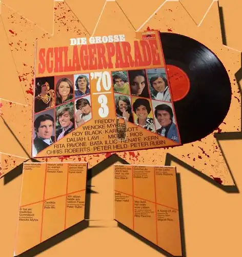 LP Grosse Polydor Schlagerparade 1970/3