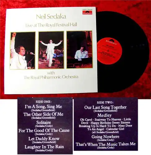 LP Neil Sedaka: Live at Royal Festival Hall (1974)