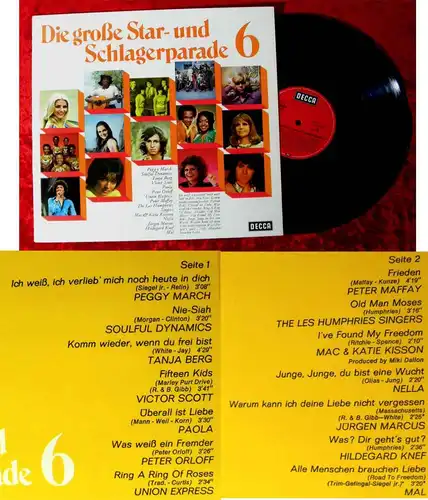 LP Große Star-und Schlagerparade 6 (Decca SLK 16 746-P) D 1971