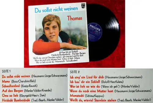 LP Thomas: Du sollst nicht weinen (Philips 841 828) D 1969