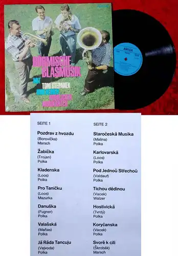 LP Toni Stepanek & seine Fröhlichen Musikanten: Böhmische Blasmusik (Amiga) 1986
