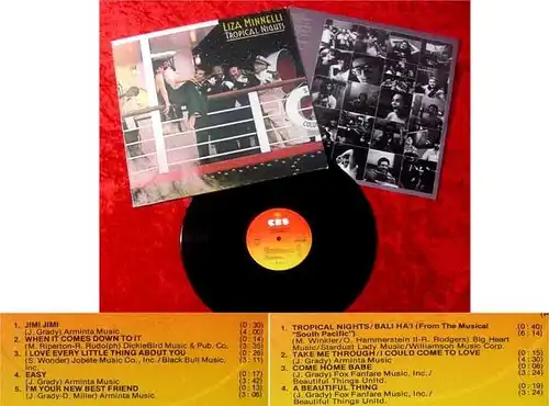 LP Liza Minnelli Tropical Nights