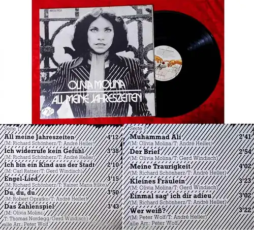 LP Olivia Molina: All meine Jahreszeiten (Angelo 1C 062-29 657) D 1976