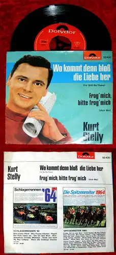 Single Kurt Stelly: Wo kommt denn bloß die Liebe her (Polydor 52 430) D 1964