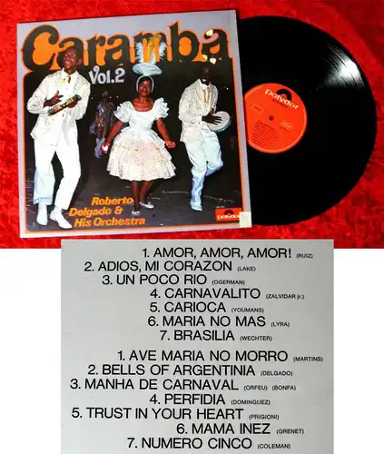 LP Roberto Delgado: Caramba Vol. 2 (Polydor 184 101) D 1967