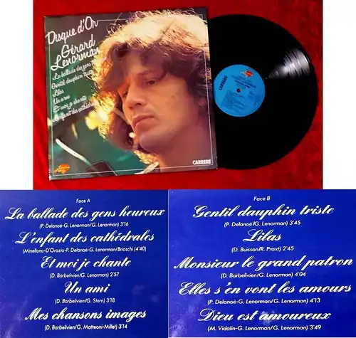 LP Gérard Lenorman: Disque D´Or (Carrere CA 641 67 286) F