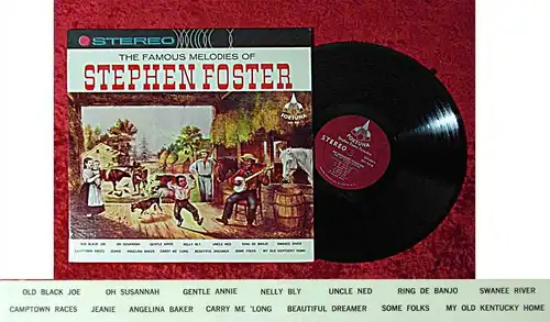 LP Famous Melodies of Stephen Foster (Fortuna TLPS 938) US 1960